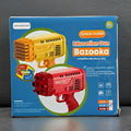 2-in-1Electric Bazooka Boom Feast Bubble Gun Perfect Party Gift for Kids Space Rocket Bazooka Bubble Gun