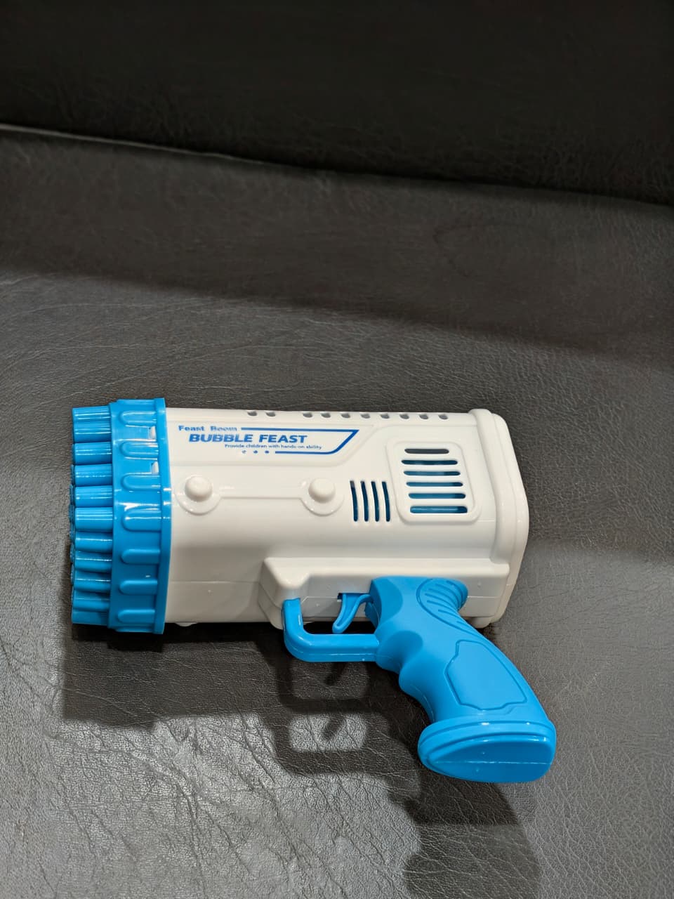 2-in-1Electric Bazooka Boom Feast Bubble Gun Perfect Party Gift for Kids Space Rocket Bazooka Bubble Gun