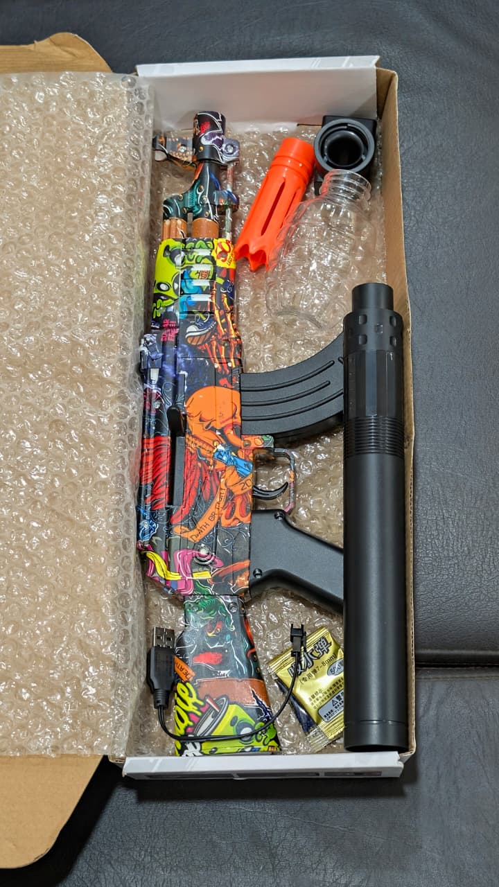 AKM Gel Blaster Automatic Rechargeable Electric Machine ToyGun New Special Edition Trendy Toy