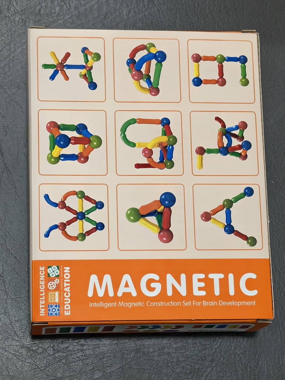 25 Pcs Magnetic Blocks Set Toy Magnetic Bar Constructor Building Blocks Montessori Educational Kids Toys For Children Early Educational Toys Set, Magnetic Building Sticks Kit Kids Gift for Age 3+ Recreational Building Sticks Block Set