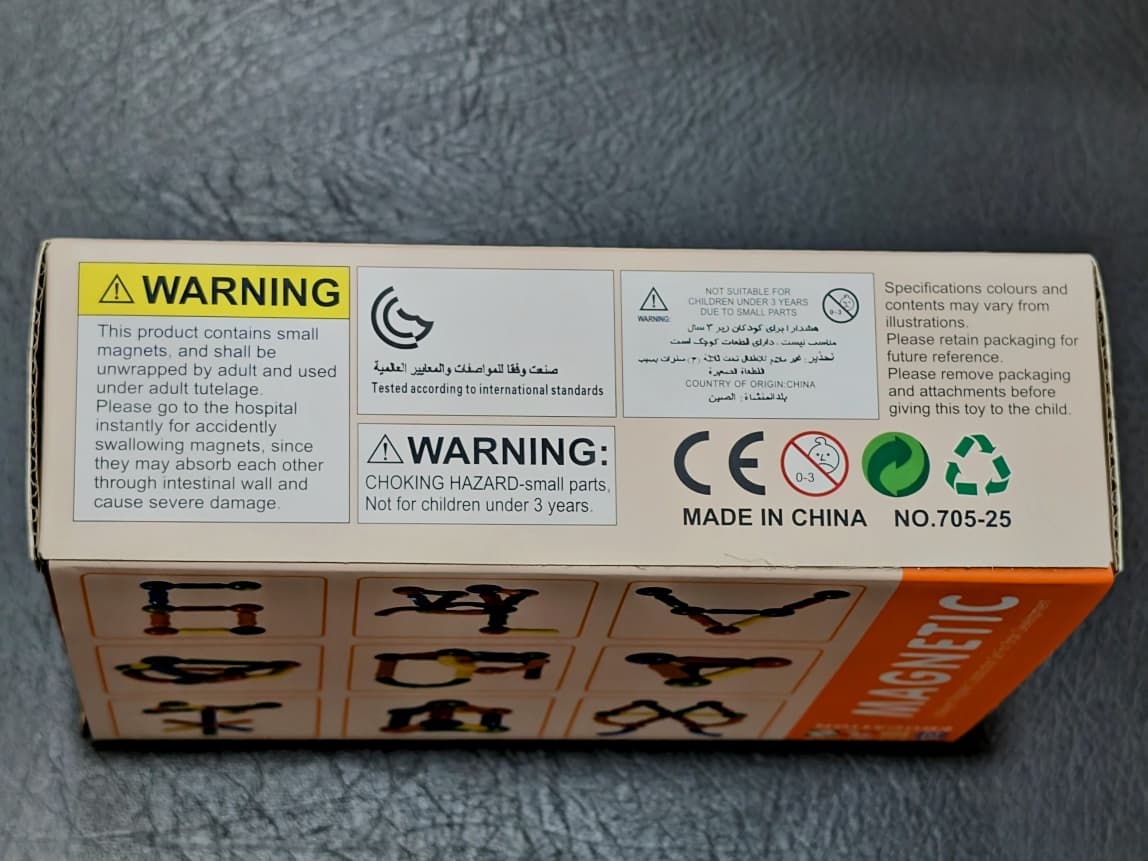 25 Pcs Magnetic Blocks Set Toy Magnetic Bar Constructor Building Blocks Montessori Educational Kids Toys For Children Early Educational Toys Set, Magnetic Building Sticks Kit Kids Gift for Age 3+ Recreational Building Sticks Block Set